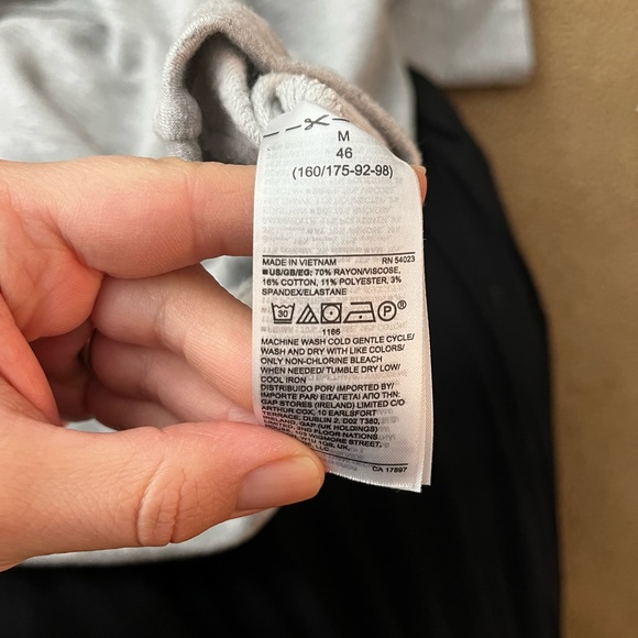 Gap Grey Cowl Neck Tunic Dress -M - Picture 6 of 6